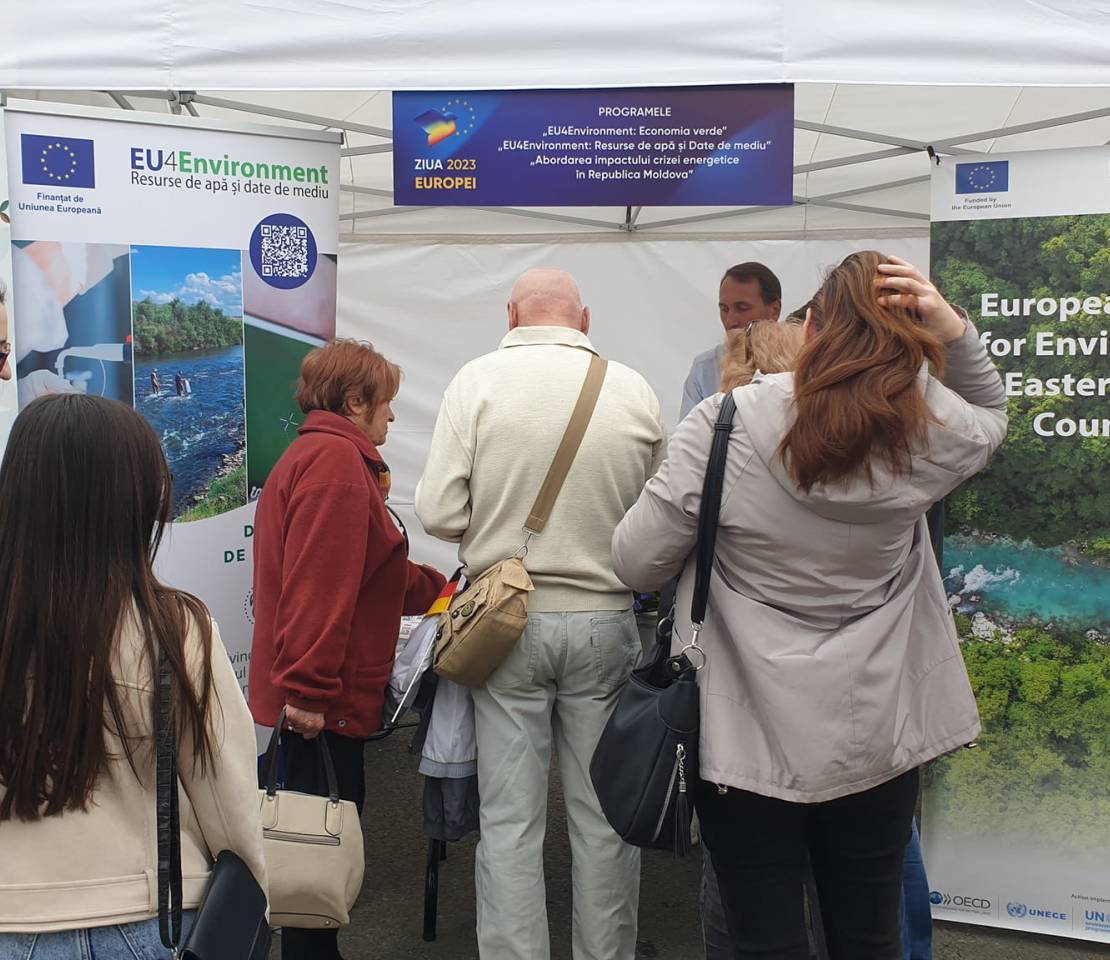 EU4Environment Water and Data was at Europe Day 2023 in Chisinau